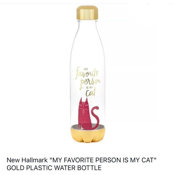 HALLMARK MY FAV PERSON IS MY CAT Water Bottle Bundle 1 hydro flask water bottle - Picture 6 of 6